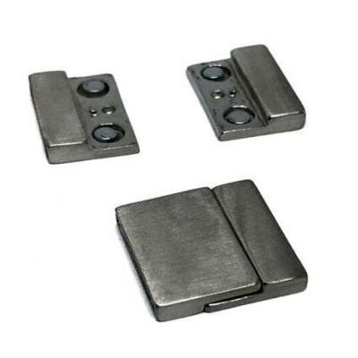 STAINLESS STEEL MAGNETIC CLASP,MATT,MGST-229-20*3MM