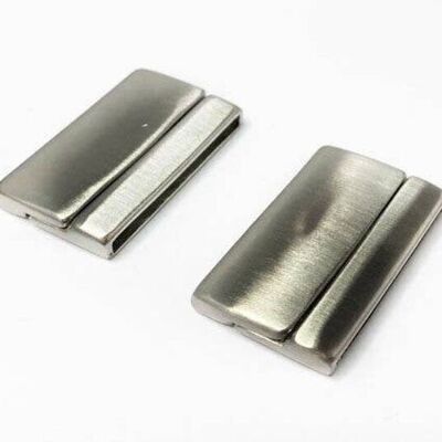 STAINLESS STEEL MAGNETIC CLASP,MATT,MGST-229-30*3MM