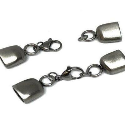 STAINLESS STEEL MAGNETIC CLASP,MATT,MGST-232-10*6MM