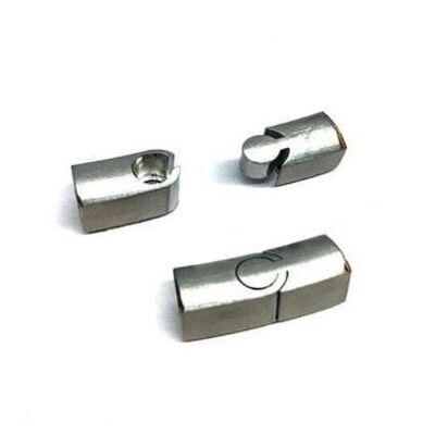 STAINLESS STEEL MAGNETIC CLASP,MATT,MGST-32 6MM