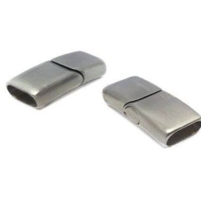 STAINLESS STEEL MAGNETIC CLASP,MATT,MGST-32-10*6MM