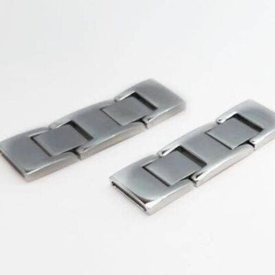 STAINLESS STEEL MAGNETIC CLASP,MATT,MGST-74-14*2,5MM