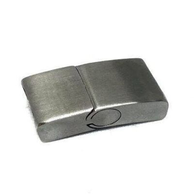 STAINLESS STEEL MAGNETIC CLASP,MATT,MGST-94-14*6MM