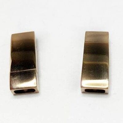 STAINLESS STEEL MAGNETIC CLASP,ROSE GOLD,MGST-102