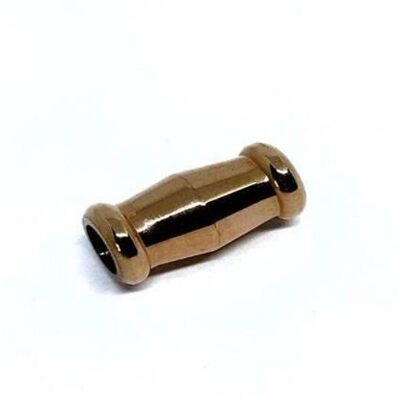 STAINLESS STEEL MAGNETIC CLASP,ROSE GOLD,MGST-117 6MM
