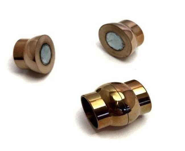 EDELSTAHL-MAGNETVERSCHLUSS, ROSÉGOLD, MGST-19 14 MM