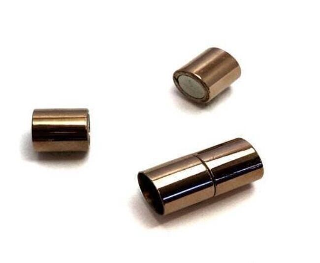 CHIUSURA MAGNETICA IN ACCIAIO INOSSIDABILE, ORO ROSA, MGST-36 10MM