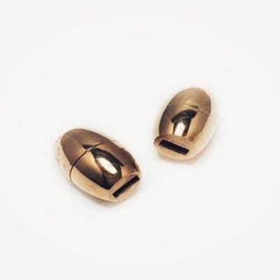 STAINLESS STEEL MAGNETIC CLASP,ROSE GOLD,MGST-44