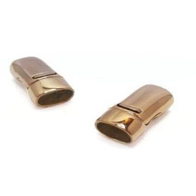 STAINLESS STEEL MAGNETIC CLASP,ROSE GOLD,MGST-92-11*7MM