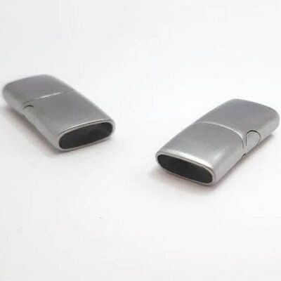 STAINLESS STEEL MAGNETIC CLASP,STEEL MATT,MGST-260-10*5MM