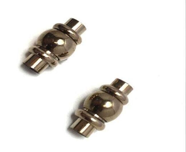 EDELSTAHL-MAGNETVERSCHLUSS, STAHL+ROSEGOLD, MGST-101 4 MM