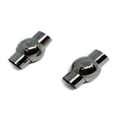STAINLESS STEEL MAGNETIC CLASP,STEEL,MGST-01 8MM