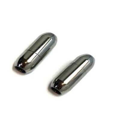 STAINLESS STEEL MAGNETIC CLASP,STEEL,MGST-03 4MM