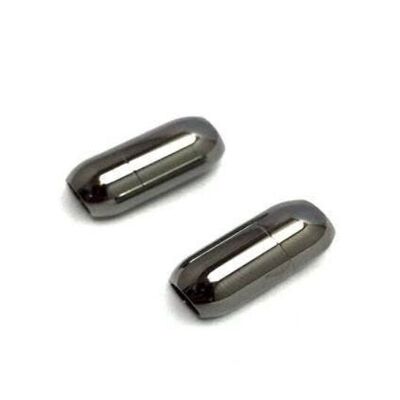 STAINLESS STEEL MAGNETIC CLASP,STEEL,MGST-03 5MM