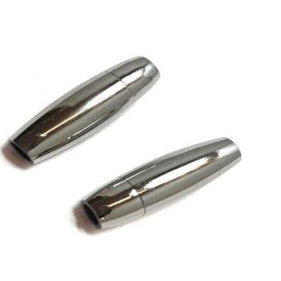 STAINLESS STEEL MAGNETIC CLASP,STEEL,MGST-05 4MM