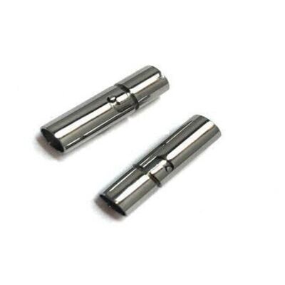 STAINLESS STEEL MAGNETIC CLASP,STEEL,MGST-07 4MM