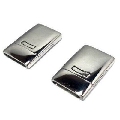STAINLESS STEEL MAGNETIC CLASP,STEEL,MGST-109-14*2,5MM