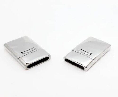 STAINLESS STEEL MAGNETIC CLASP,STEEL,MGST-109-14*3,5MM