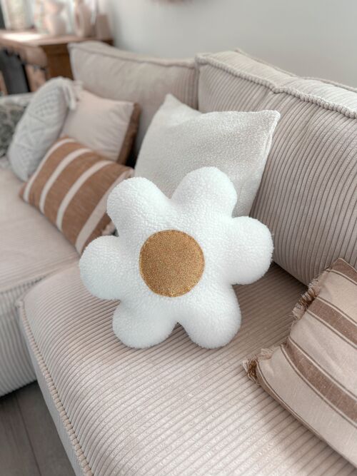 Grand coussin marguerite