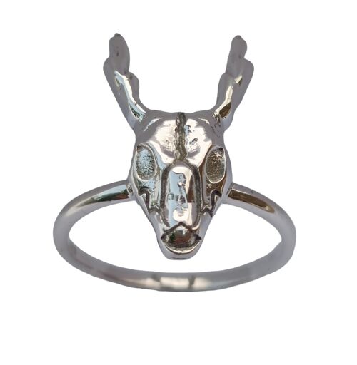 925 Sterling Silver Chinkara  Shaped Beautiful Ring
