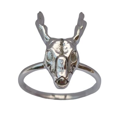 925 Sterling Silver Chinkara  Shaped Beautiful Ring