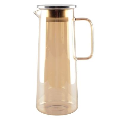 GOLD GLASS PITCHER