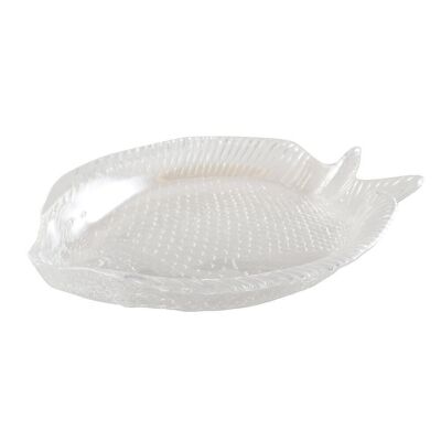 TAZZA PESCE IN VETRO LUCIDO 26X22,5CM