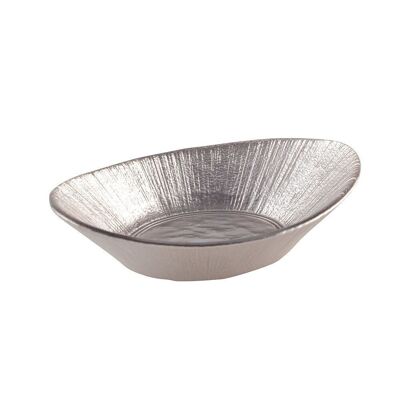 METALLIC SAND OVAL CUP 15CM