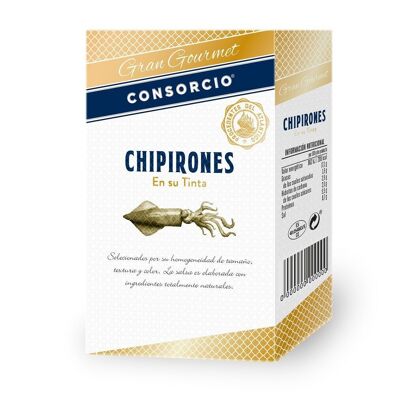 Chipirones en su tinta 3/5 unidades Consorcio Gran Gourmet 111g