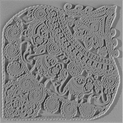 Alfombra Textura Elefantes Indios (CE95014)