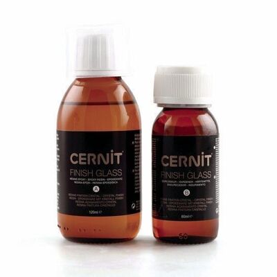 Cernit Kit Finition Verre 120 ml + 60 ml