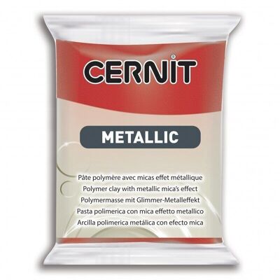 Cernit Metálico [56g] Rojo 400