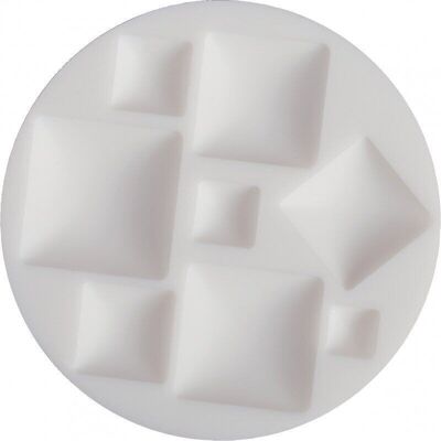 cuadrados de molde de silicona
