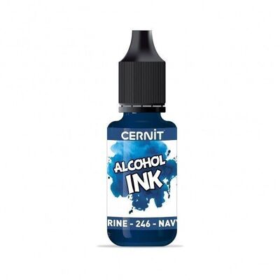 Encre Alcool Cernit Bleu marine 246