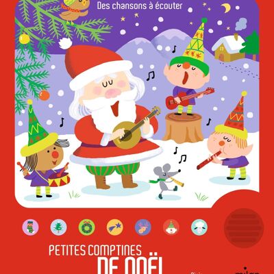 Libro sonoro - Pequeñas rimas navideñas - Colección "Cuentos y canciones infantiles para escuchar"