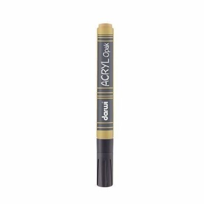 Rotulador Acrílico Opaco 3mm Dorado