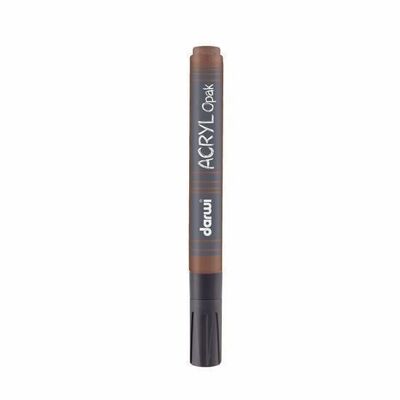 Rotulador Acrílico Opaco 3mm Marrón Oscuro