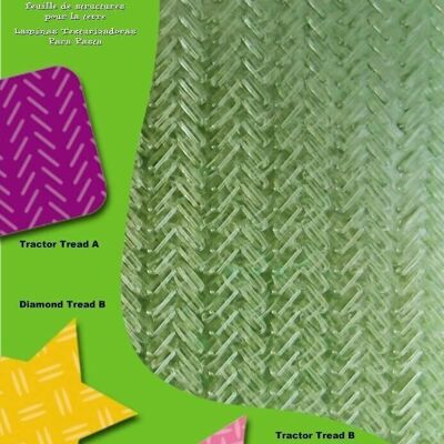 Texture Sheets Set G [Tractor Treads A & B, Diamond, Treads A & B)