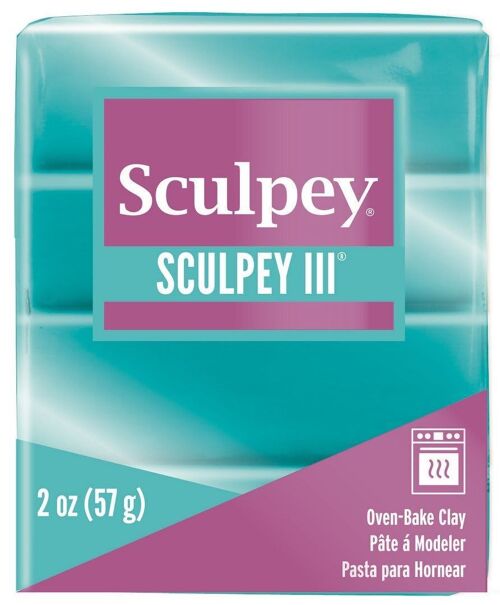 Sculpey III -- Teal Pearl