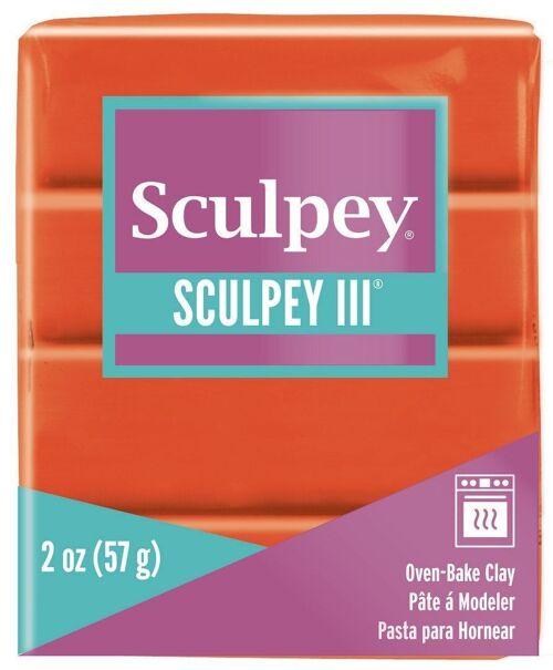 Sculpey III -- Just Orange