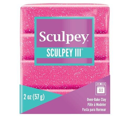 Sculpey III -- Pink Glitter