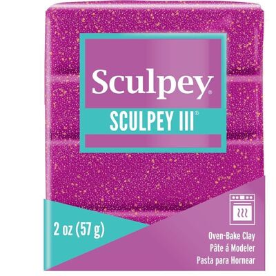 Sculpey III -- Violet Glitter