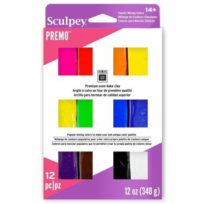 Sculpey Premo Multipack Classic 12 x 28 g