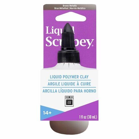 Liquide Sculpey -- Brun Métallisé , (30ml)