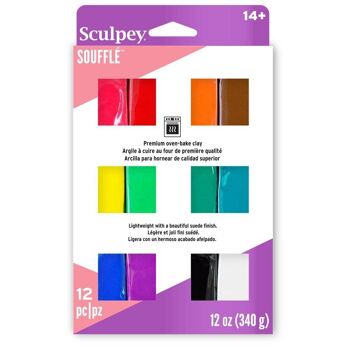 Sculpey Soufflé Multipack 12 Pièces 2