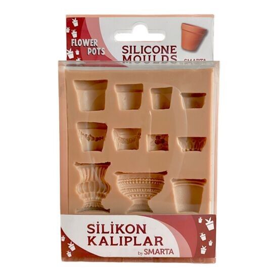 Smarta Silikonform – Blumentöpfe