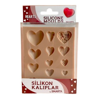 Stampo in silicone Smarta - Cuori