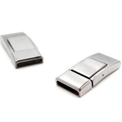 STAINLESS STEEL MAGNETIC CLASP,STEEL,MGST-115-12*4MM