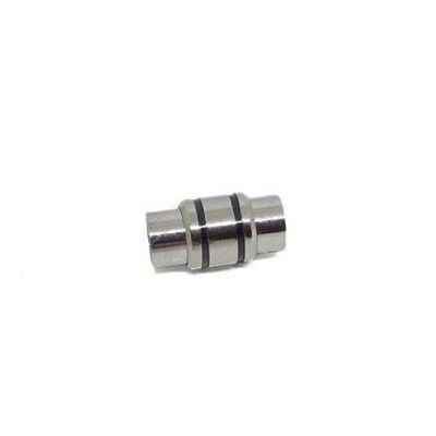 STAINLESS STEEL MAGNETIC CLASP,STEEL,MGST-127-6MM-01