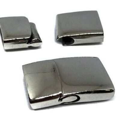 STAINLESS STEEL MAGNETIC CLASP,STEEL,MGST-132-21*6MM